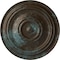 Ekena Millwork Traditional Ceiling Medallion (Fits Canopies up to 8 1/4"), 31 1/2"OD x 2 1/2"P, Bronze Blue Patina CM31TRBBS - alternate 1